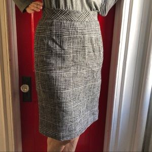 Talbots Plaid Wool Skirt